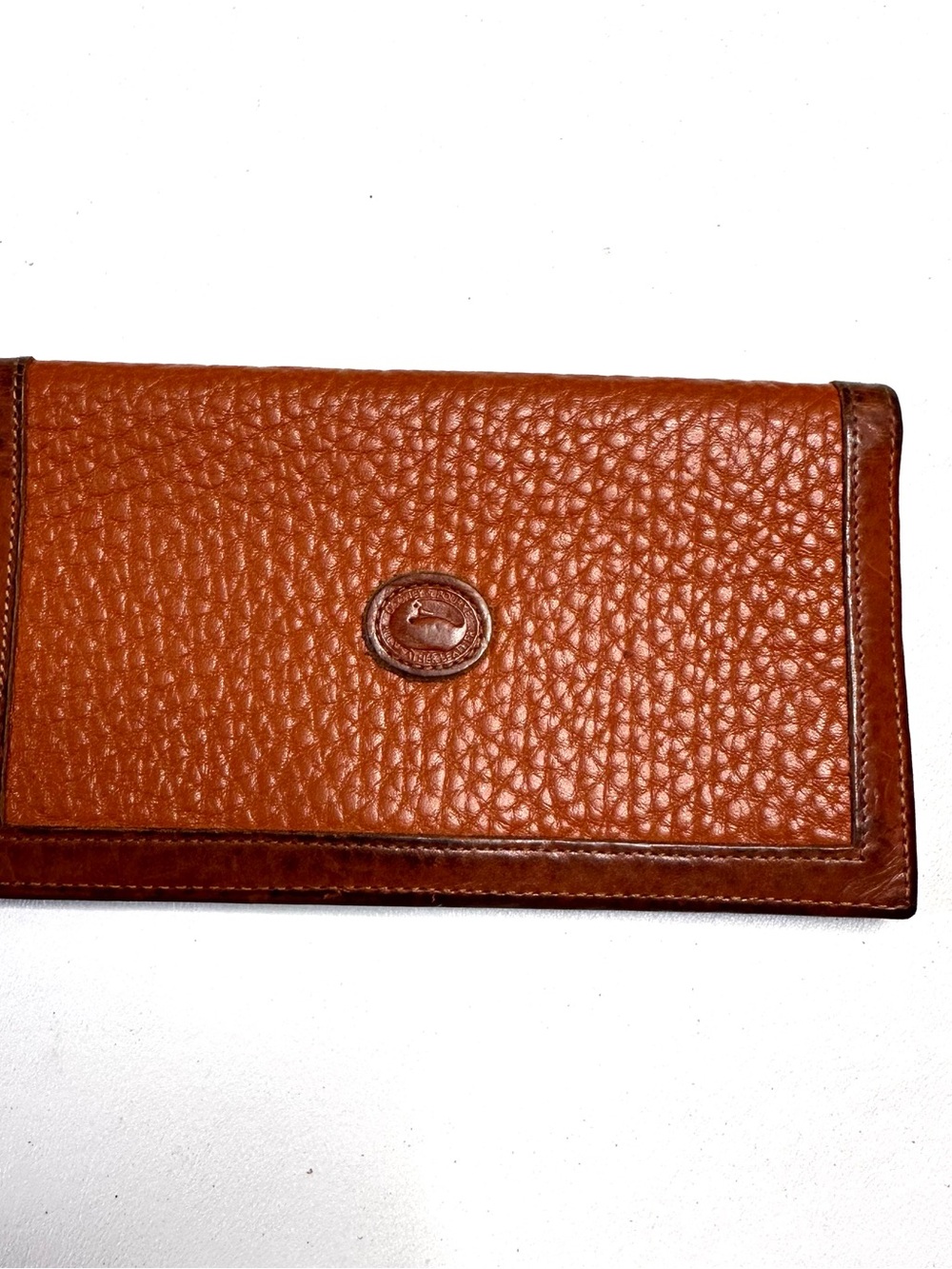 Dooney and Bourke leather checkbook
